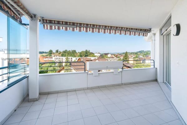 Immobilie in Root - Attraktive Eigentumswohnung mit Balkon und Weitsicht ins Grüne - Bild 1
