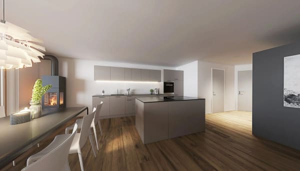Immobilie in Gunten - Neubau 4.5 Zimmer-Wohnung 2. OG in Gunten - Bild 3