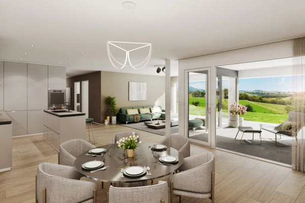 Immobilie in Giffers - Appartement A06 - 3.5 pièces - Bild 5
