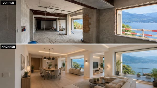 Immobilie in Caviano - Traumwohnung mit Seesicht  in Ranzo - Bild 3