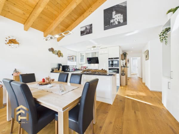 Immobilie in Stalden - Duplex-Dachwohnung (182m2) mit traumhafter Aussicht - Bild 1