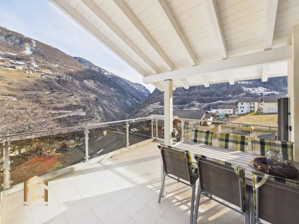 Immobilie in Stalden - Duplex-Dachwohnung (182m2) mit traumhafter Aussicht - Bild 12