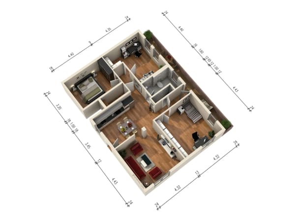 Immobilie in Seftigen - Komplett sanierte 4.5 - Zimmerwohnung in Seftigen - Bild 3