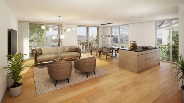 Immobilie in Eschenz - Moderne 4.5-Zimmer-Wohnung Westhöhe in Eschenz mit Seenähe - Bild 2