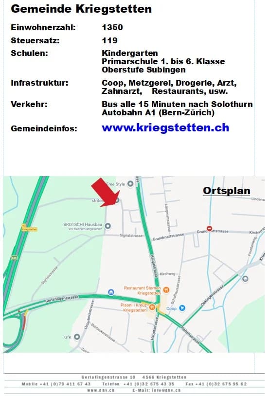 Immobilie in Kriegstetten - 5 1/2 Zimmerwohnung in top Zustand - Bild 1
