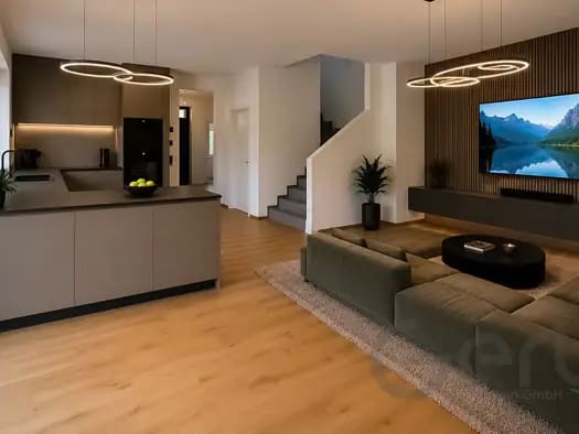 Immobilie in Traunkirchen - Doppelhaushälfte zum Kauf - Erstbezug - Traunkirchen - 796.000 € - 5 Zimmer, 159,5 m² - Bild 1