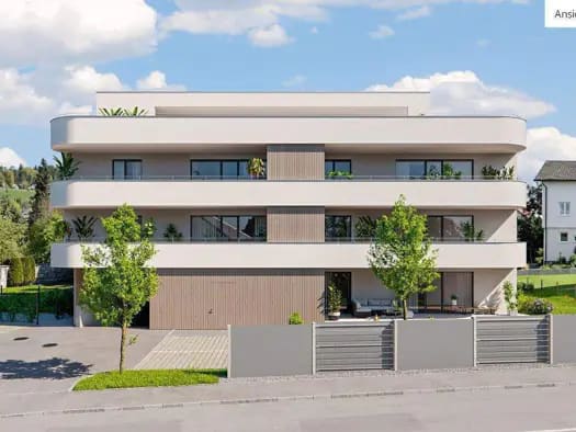 Immobilie in Röthis - Terrassenwohnung zum Kauf - Erstbezug - Röthis - 445.000 € - 3 Zimmer, 67,8 m², 1. Geschoss - Bild 1
