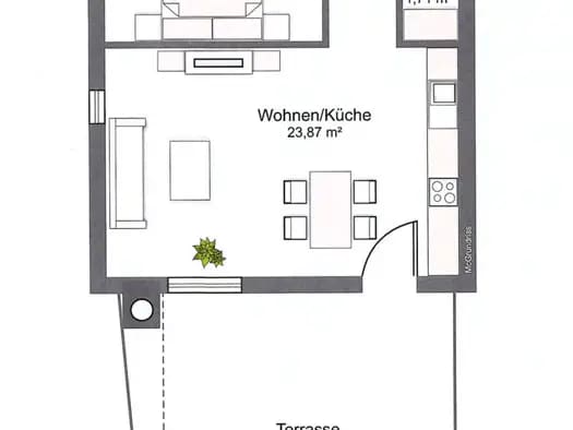 Immobilie in Wiesing - Wohnung zum Kauf - Wiesing - 365.000 € - 2 Zimmer, 55 m² - Bild 2
