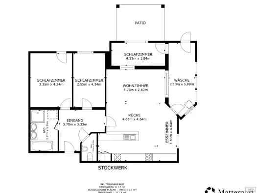 Immobilie in Oberau - Wohnung zum Kauf - Oberau - 545.000 € - 4 Zimmer, 105 m², EG, frei ab 01.05.2027 - Bild 2