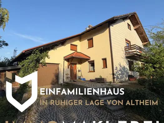 Immobilie in Altheim - Einfamilienhaus zum Kauf - Altheim - 379.000 € - 6 Zimmer, 185 m², 1.208 m² Grundstück, frei ab 01.10.2026 - Bild 0