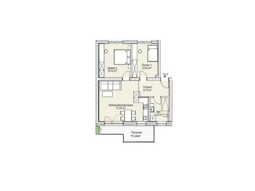 Immobilie in Aldrans - Wohnung zum Kauf - Aldrans - 568.000 € - 3 Zimmer, 68 m² - Bild 2