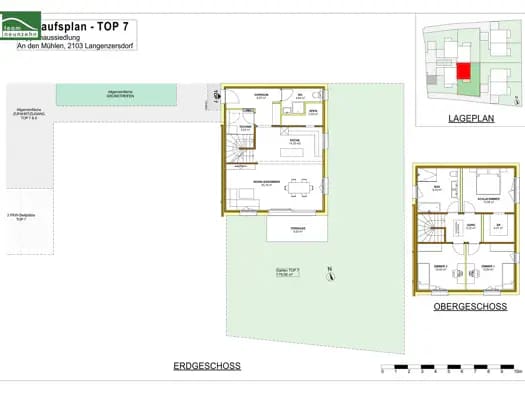Immobilie in Langenzersdorf - Doppelhaushälfte zum Kauf - Erstbezug - Langenzersdorf - 451.000 € - 4 Zimmer, 119,8 m², frei ab 01.04.2027 - Bild 2