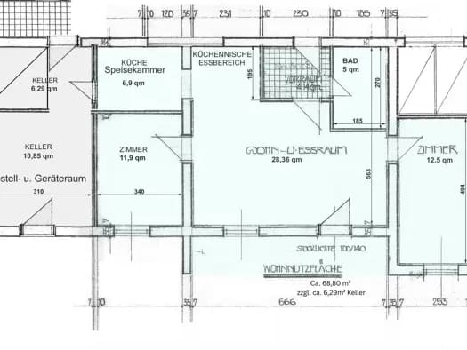 Immobilie in Seeboden am Millstätter See - Terrassenwohnung zum Kauf - Seeboden am Millstätter See - 230.000 € - 3 Zimmer, 68,8 m², 1. Geschoss - Bild 2