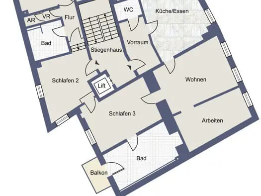 Immobilie in Hallein - Wohnung zum Kauf - Hallein - 630.000 € - 5,5 Zimmer, 176,1 m², 2. Geschoss - Bild 2