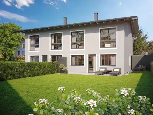 Immobilie in Moosdorf - Doppelhaushälfte zum Kauf - Moosdorf - 450.000 € - 4 Zimmer, 105 m², 110 m² Grundstück - Bild 1