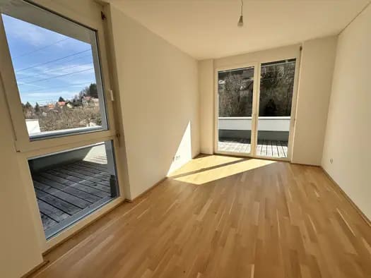 Immobilie in Gösting - Wohnung zum Kauf - Erstbezug - Graz - 235.000 € - 2 Zimmer, 45,6 m², 2. Geschoss - Bild 1