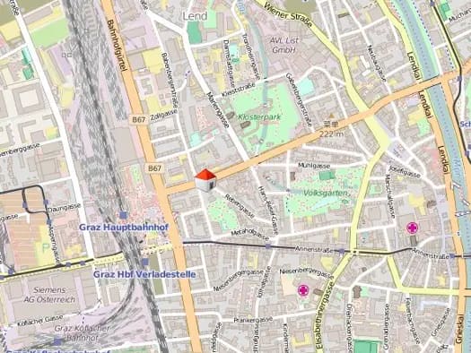 Immobilie in Lend - Maisonette zum Kauf - Graz - 112.025 € - 2 Zimmer, 46,2 m² - Bild 2
