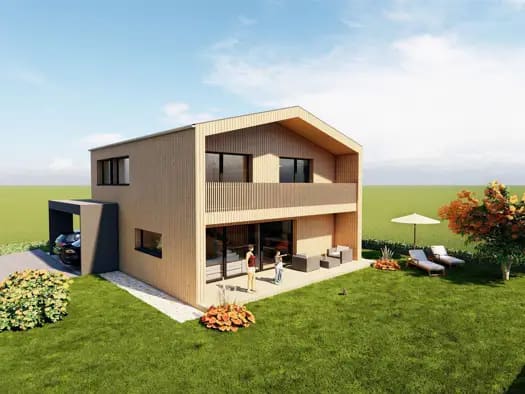 Immobilie in Oberdrauburg - Haus zum Kauf - Erstbezug - Oberdrauburg - 652.001 € - 4 Zimmer, 126,4 m², 560 m² Grundstück - Bild 1
