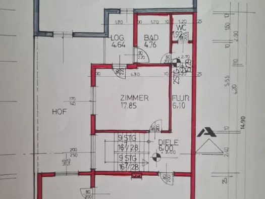 Immobilie in Moosbrunn - Einfamilienhaus zum Kauf - Moosbrunn - 179.900 € - 5 Zimmer, 136,6 m², 357 m² Grundstück - Bild 2
