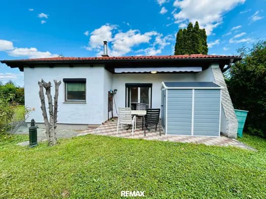 Immobilie in Steinbrunn - Bungalow zum Kauf - Steinbrunn - 90.000 € - 1,5 Zimmer, 34 m², 444 m² Grundstück - Bild 1