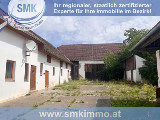 Immobilie in Raabs an der Thaya - Bauernhaus zum Kauf - Raabs an der Thaya - 160.000 € - 5 Zimmer, 130 m², 2.515 m² Grundstück - Bild 1