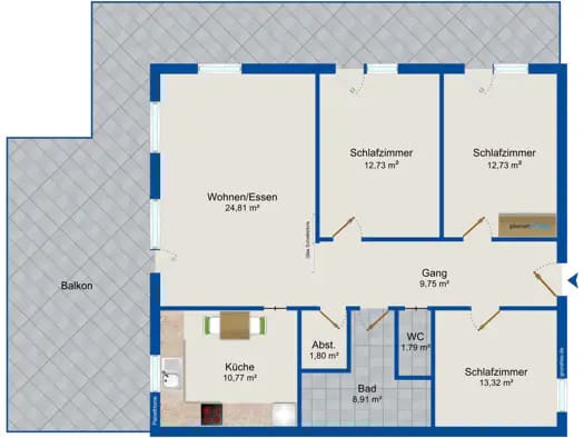 Immobilie in Kirchberg in Tirol - Wohnung zum Kauf - Kirchberg in Tirol - 480.000 € - 4 Zimmer, 97 m² - Bild 2