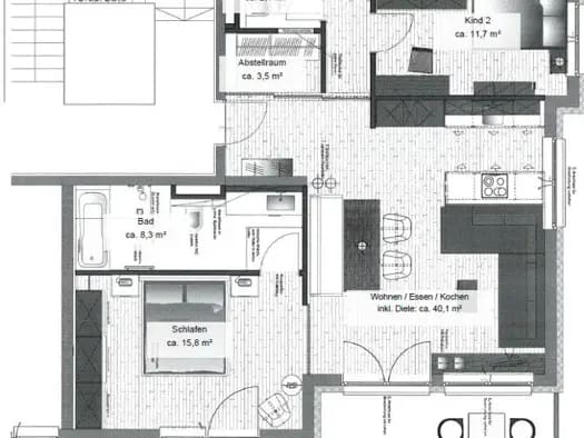 Immobilie in Scheffau am Wilden Kaiser - Wohnung zum Kauf - Scheffau am Wilden Kaiser - 648.000 € - 100,8 m² - Bild 2