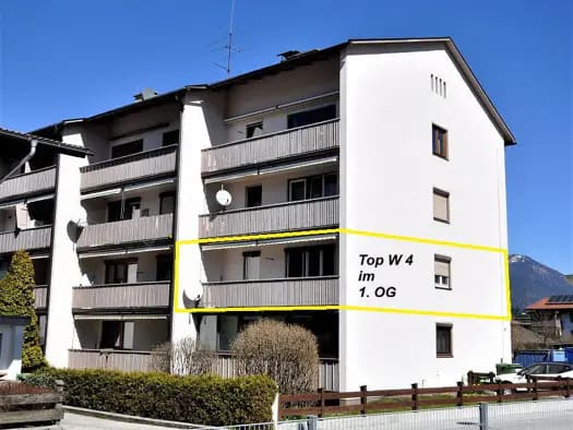 Immobilie in Brixlegg - Wohnung zum Kauf - Brixlegg - 285.000 € - 4 Zimmer, 79,8 m², 1. Geschoss - Bild 0