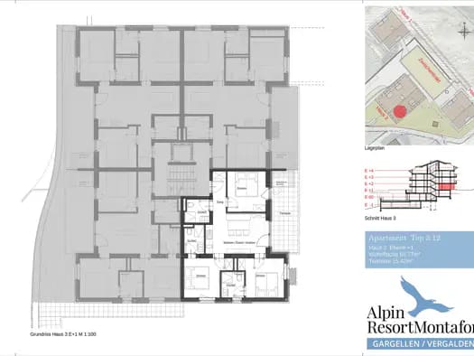 Immobilie in St. Gallenkirch - Wohnung zum Kauf - St. Gallenkirch - 642.000 € - 4 Zimmer, 65,8 m² - Bild 2