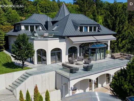Immobilie in Gießhübl - Villa zum Kauf - Gießhübl - 1.850.000 € - 9 Zimmer, 372 m², 1.198 m² Grundstück - Bild 0