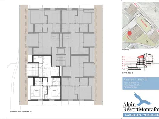 Immobilie in St. Gallenkirch - Wohnung zum Kauf - St. Gallenkirch - 625.200 € - 3 Zimmer, 59 m² - Bild 2