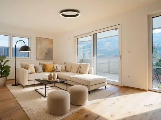 Immobilie in Mils - Wohnung zum Kauf - Erstbezug - Mils - 594.964 € - 3 Zimmer, 81,3 m², 1. Geschoss - Bild 0