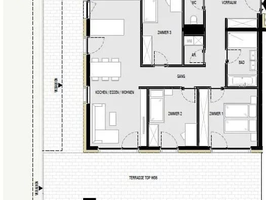 Immobilie in Mils - Wohnung zum Kauf - Erstbezug - Mils - 865.000 € - 4 Zimmer, 93,7 m² - Bild 1