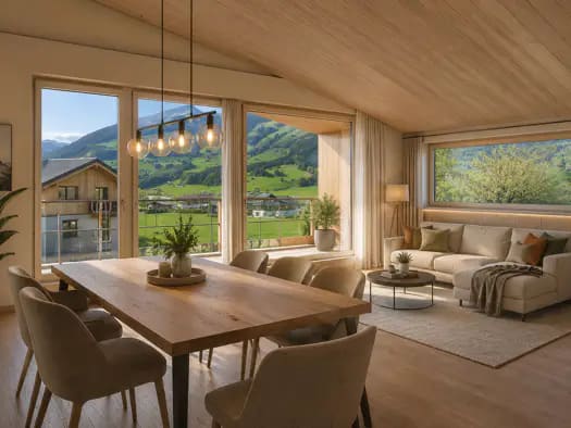 Immobilie in Hollersbach im Pinzgau - Terrassenwohnung zum Kauf - Erstbezug - Hollersbach im Pinzgau - 496.800 € - 3 Zimmer, 69 m², 1. Geschoss - Bild 0