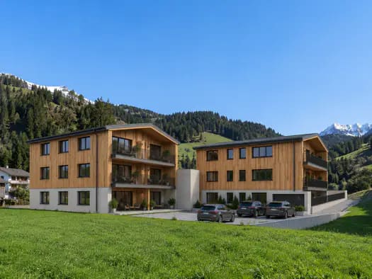 Immobilie in Hollersbach im Pinzgau - Terrassenwohnung zum Kauf - Erstbezug - Hollersbach im Pinzgau - 547.200 € - 3 Zimmer, 76 m², 1. Geschoss - Bild 1