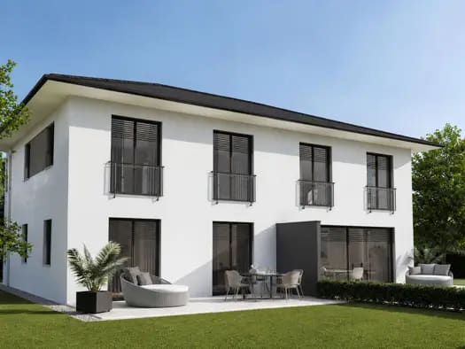 Immobilie in Mils - Doppelhaushälfte zum Kauf - Mils - 717.186 € - 5 Zimmer, 110 m², 317 m² Grundstück - Bild 0