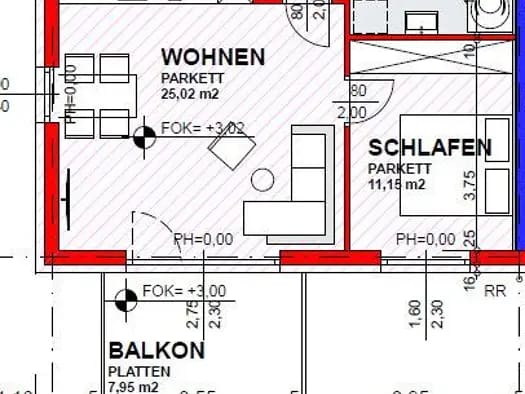 Immobilie in Thalheim bei Wels - Wohnung zum Kauf - Thalheim bei Wels - 291.412 € - 3 Zimmer, 66,2 m², 1. Geschoss - Bild 2