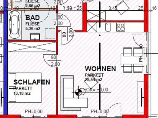 Immobilie in Thalheim bei Wels - Wohnung zum Kauf - Thalheim bei Wels - 309.924 € - 3 Zimmer, 72,7 m², EG - Bild 2