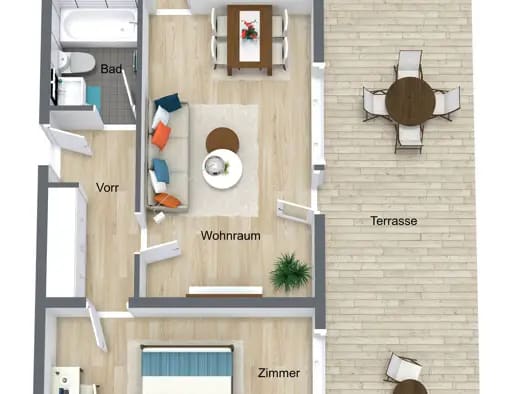 Immobilie in Itzling - Wohnung zum Kauf - Salzburg - 295.000 € - 2 Zimmer, 47,5 m² - Bild 2