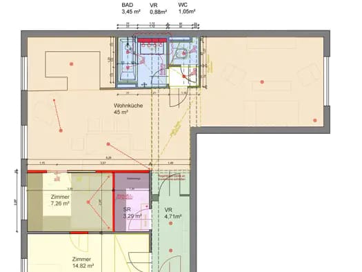 Immobilie in Neubau - Wohnung zum Kauf - Neubau - 649.500 € - 3 Zimmer, 82 m² - Bild 2