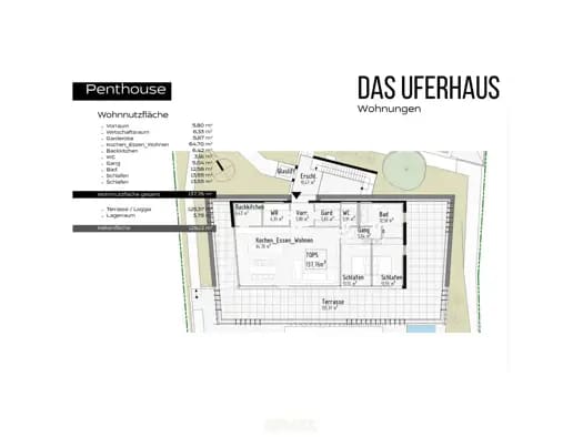 Immobilie in Hofkirchen im Mühlkreis - Wohnung zum Kauf - Erstbezug - Hofkirchen im Mühlkreis - 990.000 € - 3,5 Zimmer, 137,8 m² - Bild 2
