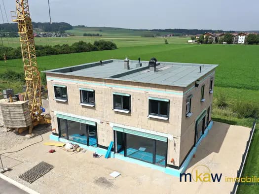 Immobilie in Lochen am See - Doppelhaushälfte zum Kauf - Erstbezug - Lochen am See - 499.900 € - 105 m² - Bild 1