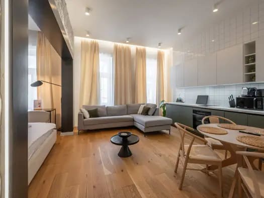 Immobilie in Neubau - Wohnung zum Kauf - Neubau - 328.900 € - 2 Zimmer, 50,3 m², 1. Geschoss - Bild 1
