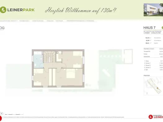 Immobilie in Ebergassing - Einfamilienhaus zum Kauf - Erstbezug - Ebergassing - 589.000 € - 4 Zimmer, 132,8 m², 230,3 m² Grundstück - Bild 2