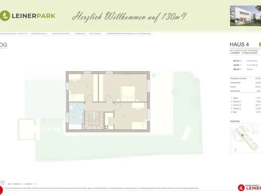 Immobilie in Ebergassing - Einfamilienhaus zum Kauf - Erstbezug - Ebergassing - 601.000 € - 4 Zimmer, 132,8 m², 316,6 m² Grundstück - Bild 2