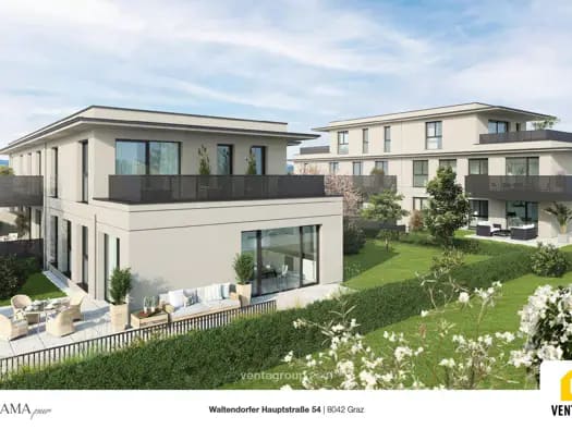 Immobilie in Waltendorf - Wohnung zum Kauf - Graz - 236.525 € - 2 Zimmer, 51,9 m², 1. Geschoss - Bild 1
