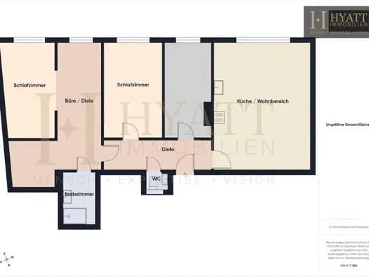 Immobilie in Meidling - Wohnung zum Kauf - Meidling - 420.000 € - 4 Zimmer, 102 m², 1. Geschoss - Bild 2