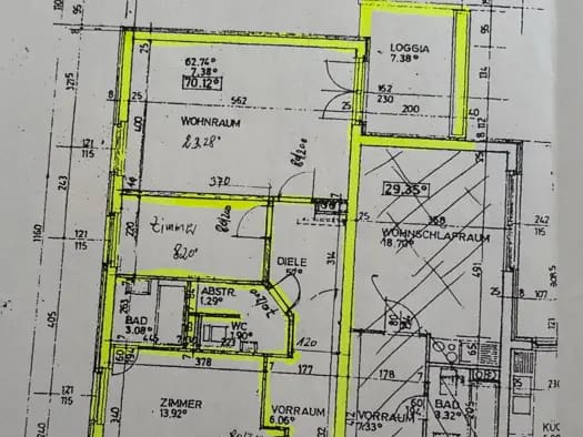 Immobilie in Maria Enzersdorf - Wohnung zum Kauf - Maria Enzersdorf - 290.000 € - 3 Zimmer, 62,7 m², 9. Geschoss - Bild 2