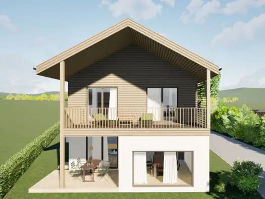 Immobilie in Franking - Doppelhaushälfte zum Kauf - Erstbezug - Franking - 595.000 € - 4 Zimmer, 117,3 m² - Bild 0