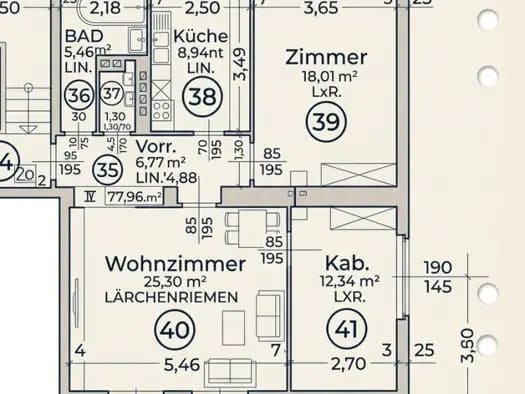 Immobilie in Spratzern - Wohnung zum Kauf - St. Pölten - 198.000 € - 2,5 Zimmer, 78 m², EG, frei ab 01.12.2026 - Bild 2